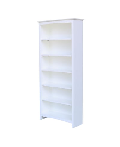 International Concepts Shaker Bookcase - White