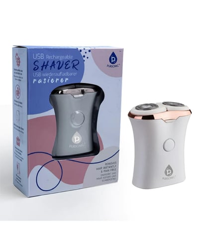 Pursonic Usb Rechargeable Ladies Shaver - White