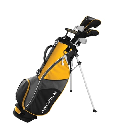 Wilson Profile Jgi Junior Right Hand Carry Complete Golf Set – S / Red – Yellow