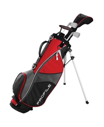 Wilson Profile Jgi Junior Right Hand Carry Complete Golf Set - S / Red - Red