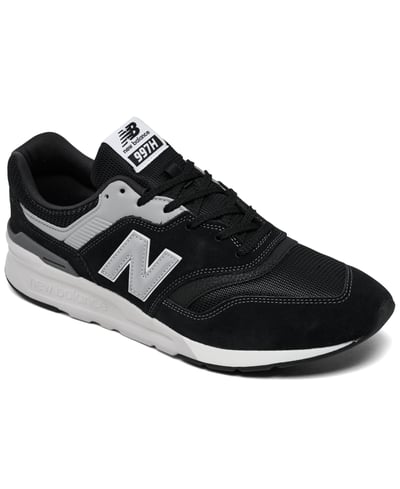 New Balance Men's 997 Casual Sneakers from Finish Line - BLACK/SILVER