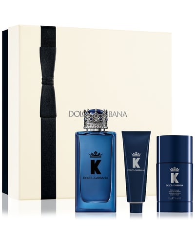 Dolce & Gabbana Men's K Eau de Parfum Gift Set - 3 Pieces