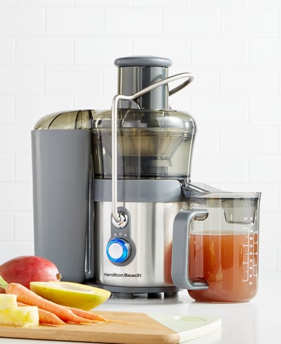 Hamilton Beach Premium Big Mouth 2-Speed Juice Extractor - Stainless Steel