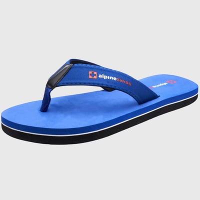 Alpine Swiss Men's Flip Flops Lightweight Thong Sandals Beach Slides Eva Sole for Comfort Durable Flip Flops for Men Casual Wear Pool Outdoor Sandal -