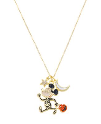 Mickey Mouse Skeleton Halloween Pendant Necklace - Explore this product in more detail!