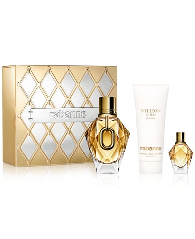 Rabanne Million Gold Eau de Parfum Gift Set for Her - 3 Pieces