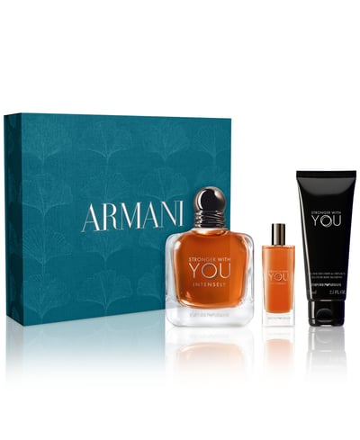 Giorgio Armani Stronger With You Intensely Men's Gift Set