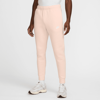 Men's Nike Sportswear Club Fleece Jogger Pants in Pink | BV2671-664