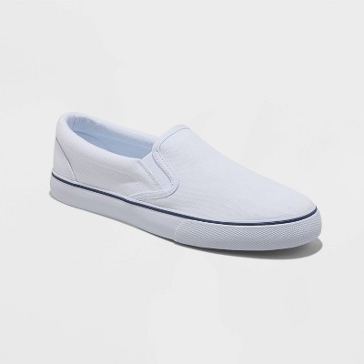 Men's Phillip Twin Gore Sneakers - Goodfellow & Co™ White 10.5