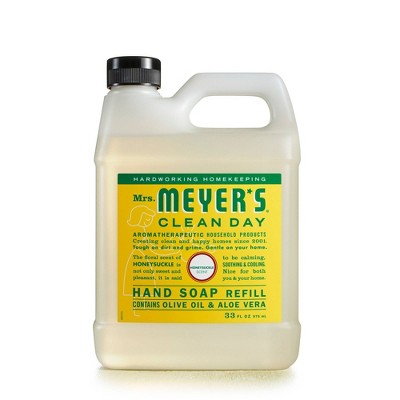 Mrs. Meyer's Honeysuckle Hand Soap Refill - 33 oz