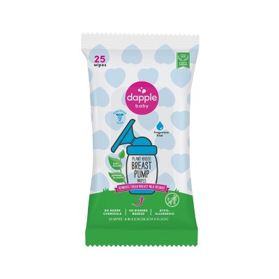 Fragrance-Free Breast Pump Cleaning Wipes - 25 Count