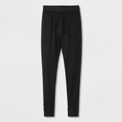 Men's Skinny Fit Thermal Underwear Pants - Goodfellow & Co™ Black L