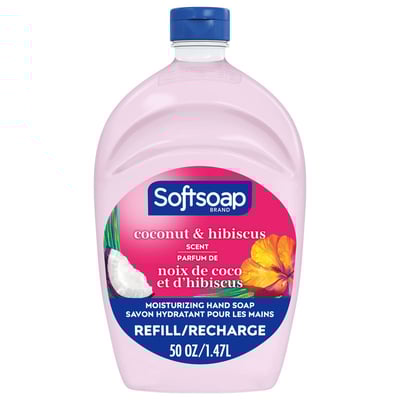 Coconut & Hibiscus Softsoap Liquid Hand Soap Refill 50 oz