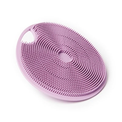 Boie USA Purple Exfoliating Scrubber with Easy Grip Handle
