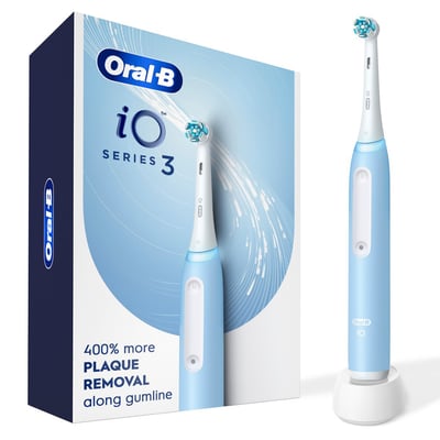 Oral-B iO3 Electric Toothbrush - Light Blue