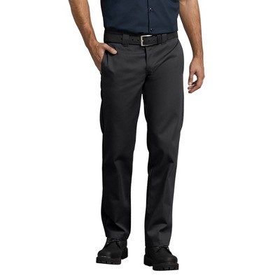 Dickies Men's Slim Straight Fit Twill Work Pants - Black 32x30