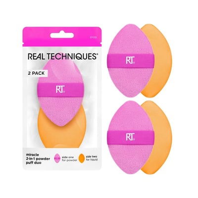 Real Techniques Miracle Dual Makeup Powder Puff Set