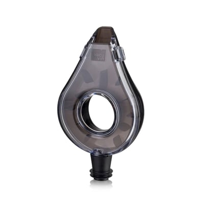 Vacu Vin Wine Aerator: Wine Pourer & Diffuser, Dishwasher-Safe Wine Tool, Gray