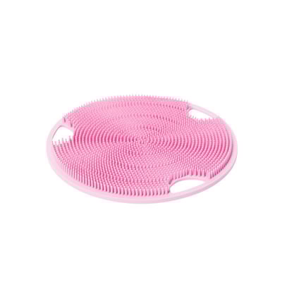 Pink Exfoliating Body Scrubber by Boie USA - Soft & Effective