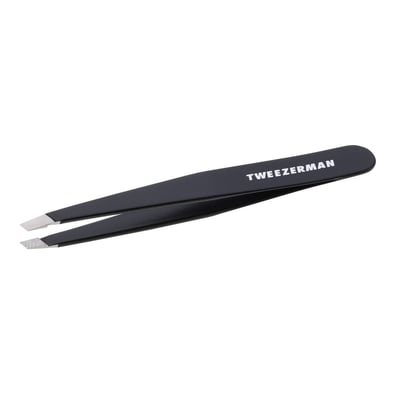 Tweezerman Black Slant Tweezer for Precision Eyebrow Grooming