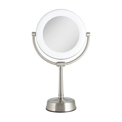 Customizable LED Vanity Mirror with 10x Magnification - Zadro