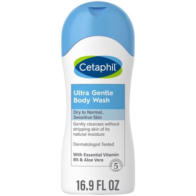 Cetaphil Fragrance-Free Ultra Gentle Body Wash 16.9 oz