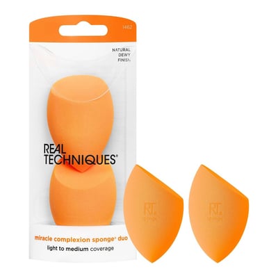 Real Techniques Miracle Complexion Sponge Set - 2 Orange Sponges