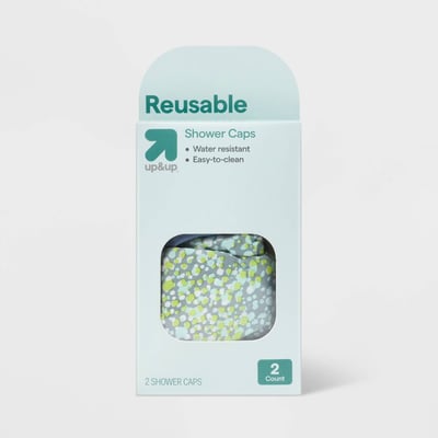 Reusable Shower Cap Set - 2 Pack, up&up™