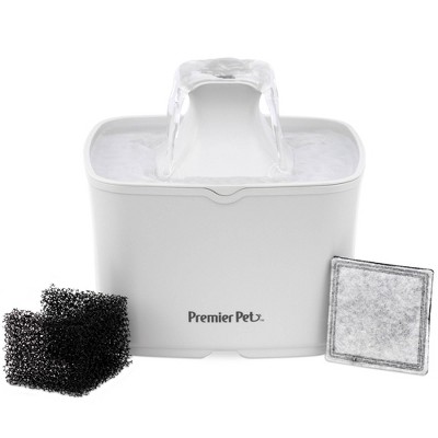 Premier Pet Automatic Water Fountain for Cats and Small Dogs - 60oz