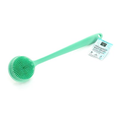 Silicone Soft Back Brush by Earth Therapeutics - Gentle Exfoliation