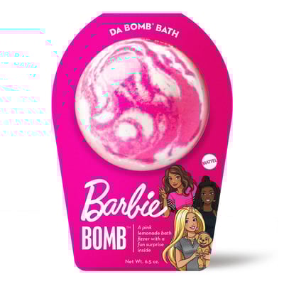 Barbie Pink Swirl Bath Bomb - 6.5oz Da Bomb Fizzers