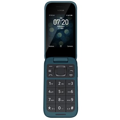 Nokta Nokia 2780 Flip TA-1420 2.7" QVGA 512MB 4G LTE GSM Phone, Unlocked, Blue