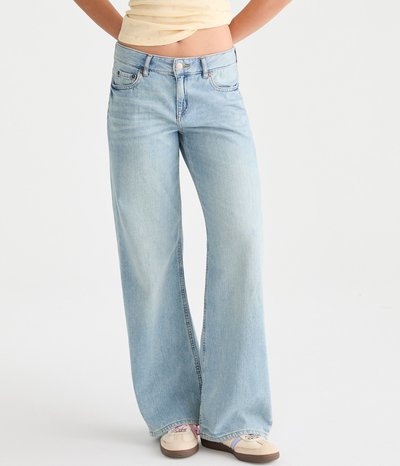 Low-Rise Baggy Wide Leg Jean