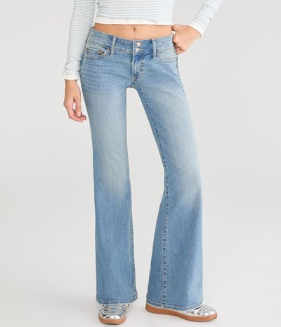 Super Low-Rise Flare Jean
