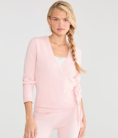 Cozy Wrap-Front Sweater