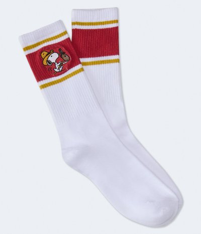 Peanuts | A ropostale Western Snoopy Varsity Crew Socks - Explore this product in more detail!