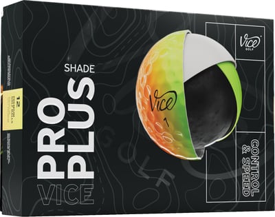 Vice Golf Limited Edition Pro Plus Golf Balls Black