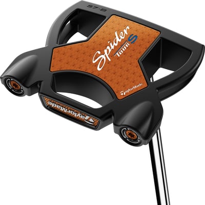 TaylorMade Spider Tour S Black Center Shaft Long Putter - 46 - TOUR S BROOM CS - RIGHT - Golf Clubs
