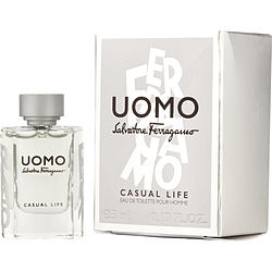 Salvatore Ferragamo Uomo Casual Life by Salvatore Ferragamo EDT 0.17 OZ MINI for MEN