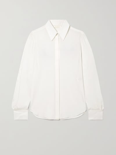 Chloé - Silk Crepe De Chine Shirt - White