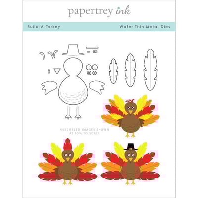 Papertrey Ink - Metal Dies - Build-A-Turkey